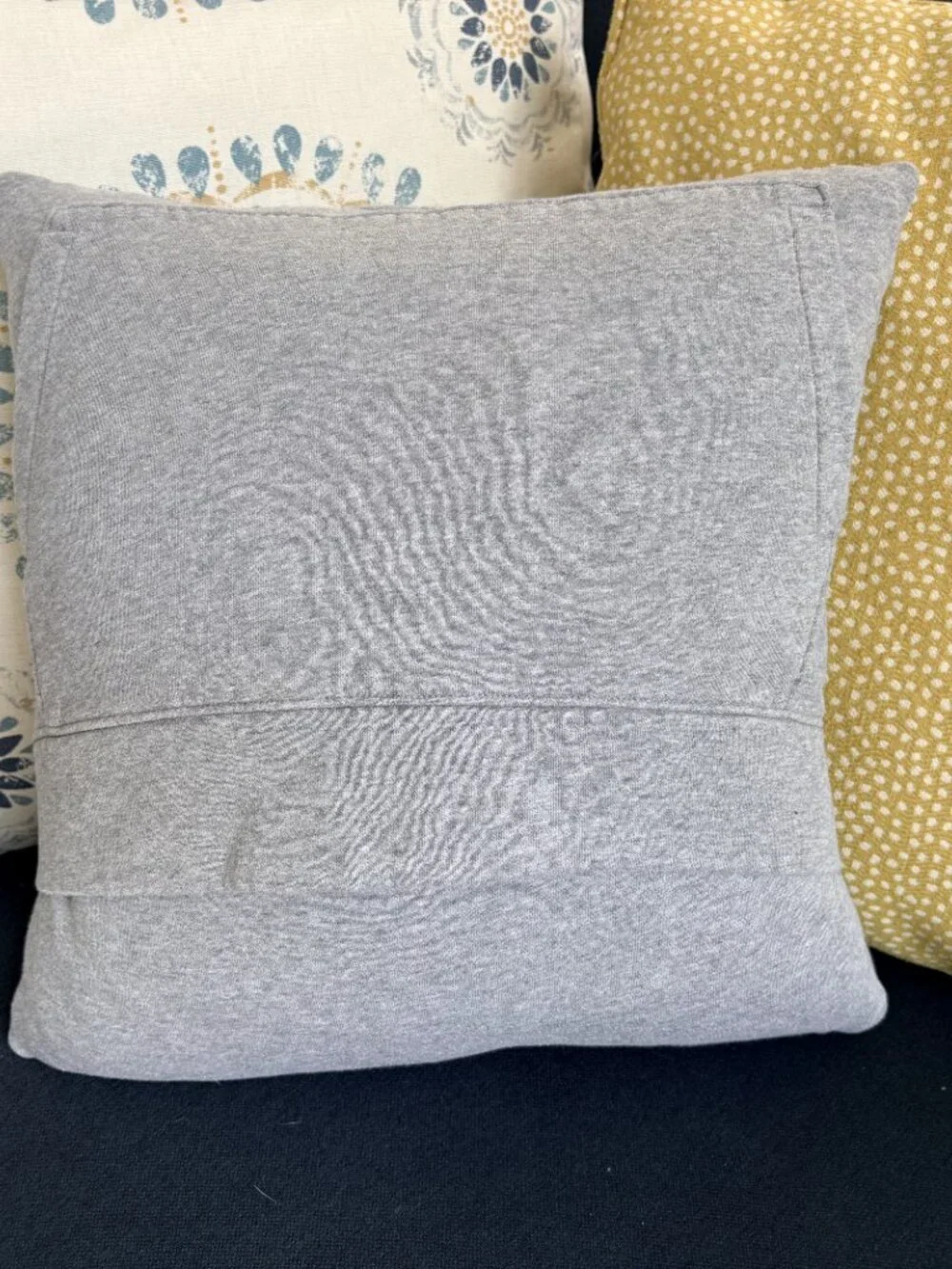 Illinois Wesleyan University reworked sweatshirt throw pillow cover dorm decor